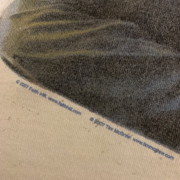 2007 Tim McGraw & Faith Hill Soul 2 Soul Tour Official Merch T-Shirt White Large - Picture 5 of 5